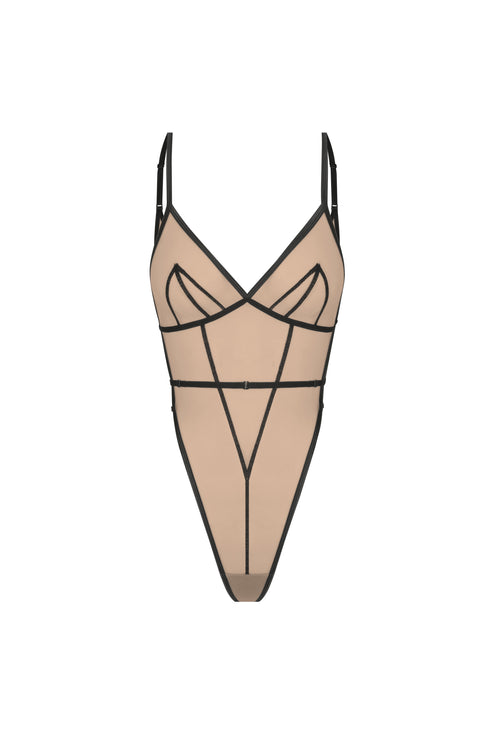 AXEL Bodysuit - Dark Nude